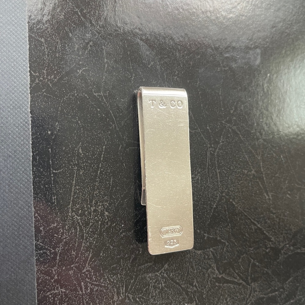 *S*O*L*D* T & Co Silver Money Clip